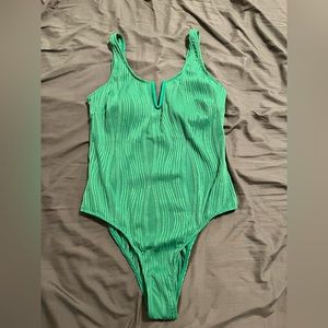 Green SHEIN bathing suit